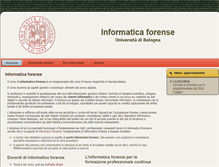 Tablet Screenshot of informaticaforense.it
